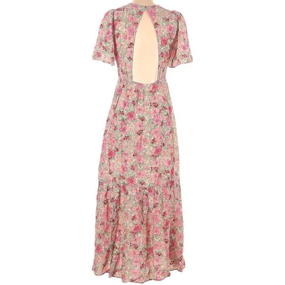 & Other Stories Printed Puff Sleeve Maxi Dress Size 2 • BLOGGER FAVORITE • - Picture 9 of 14